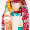 fair-trade human trafficking recycled silk scarf