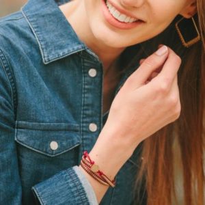 Sue Red Starfish Bracelet