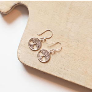 fair-trade human trafficking tree of life earrings