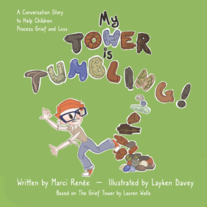 my tower is tumbling book cover green